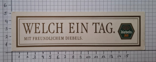 Aufkleber sticker diebels - /, "diebels