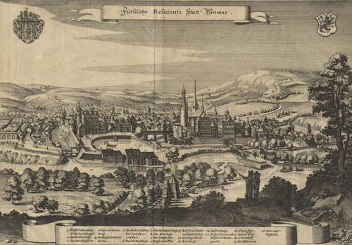 Weimar gesamtansicht mit - weimar,