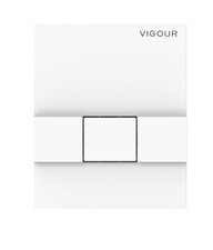 VIGOUR Urinal-Betätigungsplatte TAY Kunststoff weiss | V1TAYU