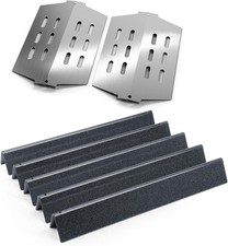 GFTIME Flavorizer Bar Hitzereflektor für Weber Genesis E/S-310 320 330 schwarz E