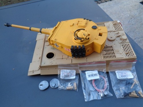 Panzer tiger 16 metall - 1:16,