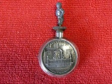 Seltenes Parfümfläschen  Parfümflakon Manneken Pis Brüssel Vintage versilbert