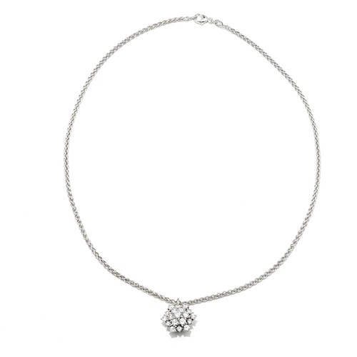 Brillant collier weissgold 585 - brillant,