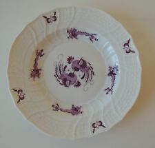 Meissen, Teller, Reicher Drache, Lila, Neubrandenstein, 2. Wahl, Knaufzeit, 19 Ø