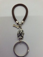 Cocker Spaniel Schlüsselanhänger Silber 925