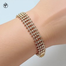 WseSto Armband Damen Vergoldet