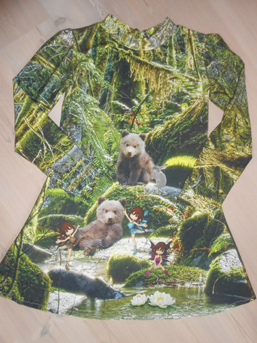 Jersey kleid 140 dreh - gr., 34-140