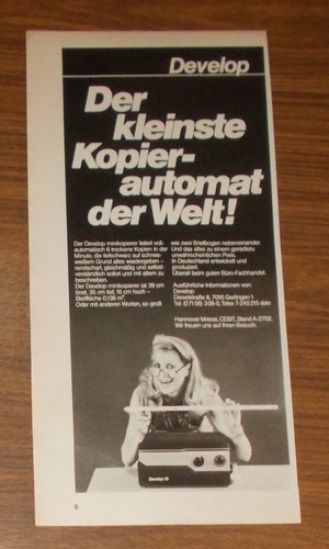 Seltene werbung develop - werbung,