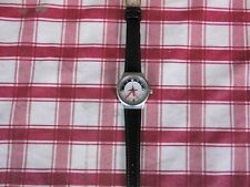 Original Audi Sport Herren Stahl Armbanduhr "Kompass" an Lederband