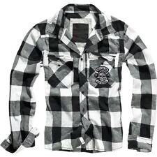 Herren Holzfällerhemd Langarm Oldschool Rockn Roll Rockabilly Biker US Car