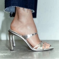 ZARA Metallic Silver Scrappy