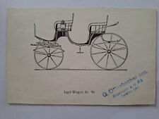 AK Postkarte Werbung Jagd-Wagen G. Ottenbacher sen !rar selten! 19206