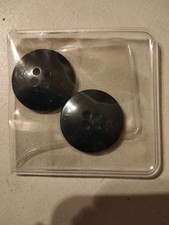 Wehrmacht, schwarze Knöpfe für Uniform, Jacken, Hosen, 1939 bis 1945, DM 2 cm