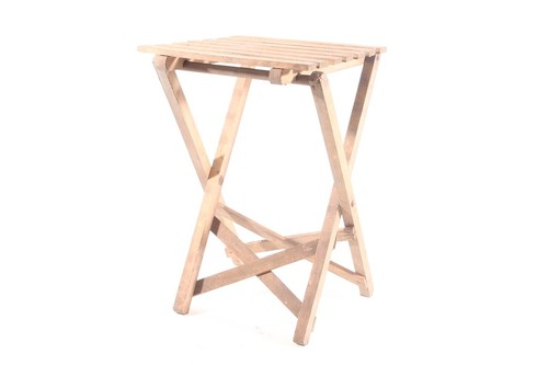 Alter holz hocker klapphocker - holz,