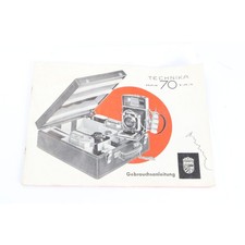 Linhof Technika Studienkamera 70 Bedienungs-Anleitung + Sehr Gut (274924)