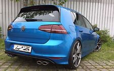 Sportauspuff Endschalldämpfer für VW Golf 7 2012-2016 Endrohre 95x65mm ABE