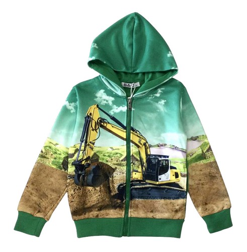 Jungen kapuzenjacke bagger - jungen,