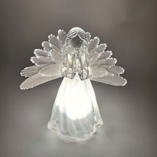 Engel aus Acryl mit LED Licht