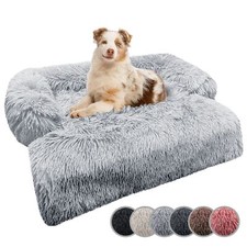 Hunde Bett Sofa Schutz, Couch Auflage Hundematte Plüsch, Wasserdicht Waschbar, M