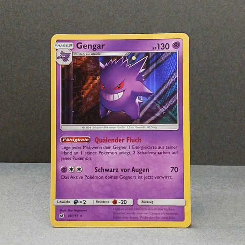Gengar holo pokemon - pokemon, karte