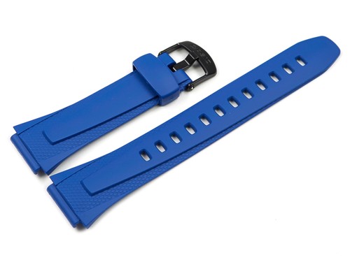 Casio resin ersatzarmband blau - resin,