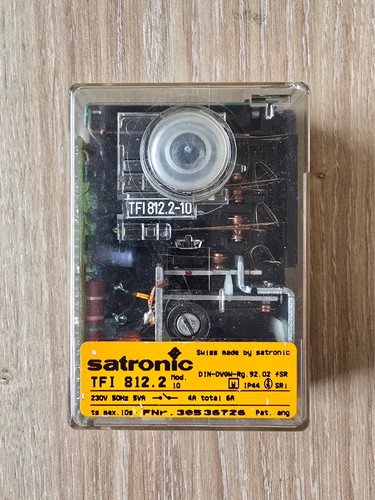 Satronic tfi 812 2 - satronic, (honeywell)