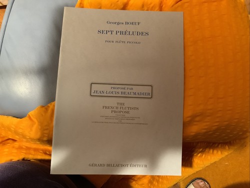 Georges boeuf sept preludes - boeuf,