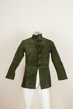 Mytholon Tilly Jacke Wildleder Grün S Larp Mittelalter Reenactment #18332