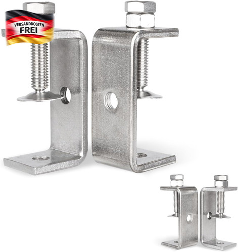 Klemmen edelstahl 65mm - edelstahl,