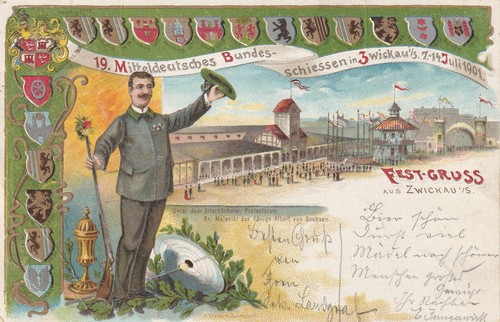 Zwickau festpostkarte 19 - zwickau,,