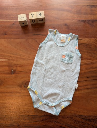 Pusblu baby body ärmellos - body,