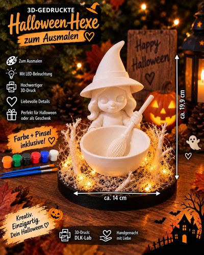 Halloween hexe zum - hexe, 3d