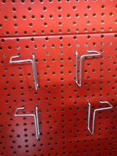 Postkartenhalter für Lochwände 10x Kartenhalter Lochwand Lochabstand 25mm Halter