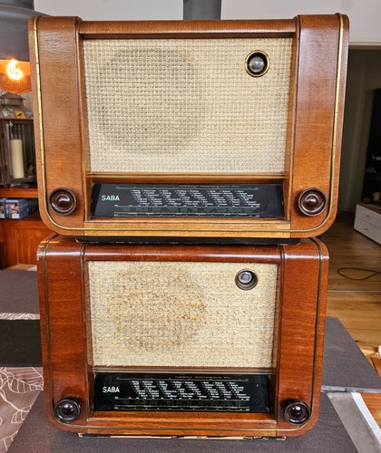 Saba villingen röhrenradio - saba, 2x