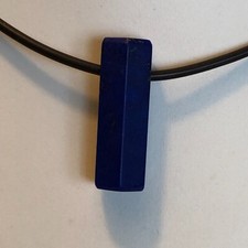 Blauer Sechseck-Stab | Anhänger für BUNZ Collection- oder Niessing-Halsreif