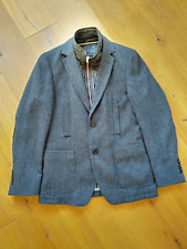 Philipp Irvine Himalaya Tweed Jackett aus Wolle mit Innenjacke in Steppoptik 46