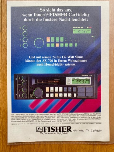 Fisher carfidelity autoradio - carfidelity,