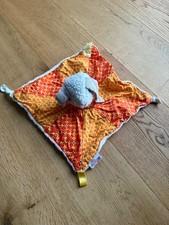 Little Babs | Schaf | Lamm | Bock | Schmusetuch | Kuscheltuch | orange rot weich