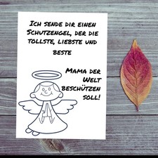 Postkarte schutzengel - /,
