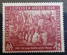 Briefmarke Leipziger Messe 1949 - Deutsche Post postfrisch