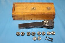 DDR WMW Kührt Set Rändelwerkzeug Schaft 20mm Rändel 6 Satz Rändelrad 15x6x4