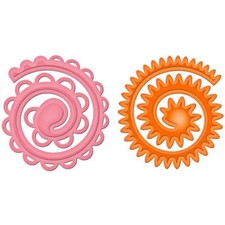 Stanzschablone Spiral Blossoms