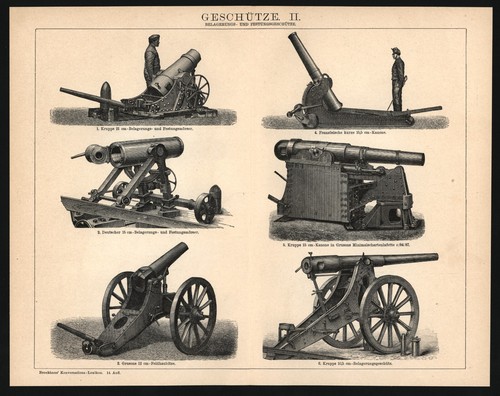 Druck 1901 geschütze kanone - 1901,