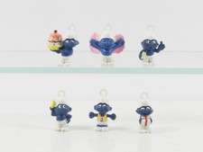 Schlumpf Miniaturen == Mini Schlümpfe 6 x Minis Ajena Anhänger