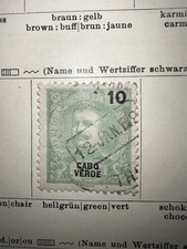 Briefmarken Kap Verde ab 1897