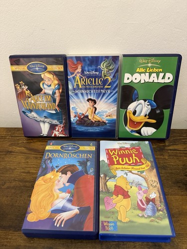 Walt disney vhs kassetten - walt, vhs-kassetten