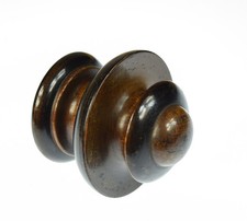 Alter gr. Holzzapfen Zierteil Zapfen f Uhrengehäuse Regulator Wanduhr Uhrmacher