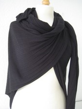 SMINFINITY - CAPE - PONCHO - TUCH - UMHANG - SCHWARZ - MIT SEIDE - NEU!