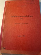 Deutsche Bundesbahn - Fahrdienstvorschrift (FV) -   408  -  Ausgabe 1960