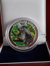 1 oz Silbermünze Australian Koala 2018 P Color Edition Silver Coin